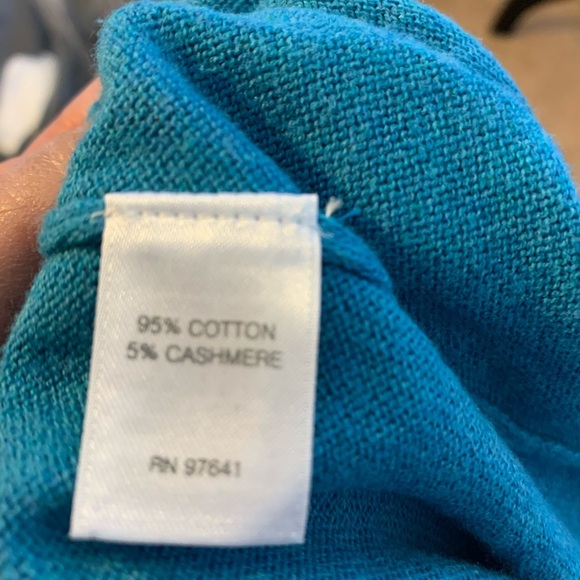 Pure J Jill Turquoise Sweater! Size XS - Picture 6 of 7